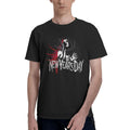 Band Men T Shirts Funny Short Sleeve Outdoor Fishing Crewneck Black Blouses