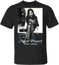 Men's Mokatee Neil_Peart 1952 2020 Signature T-Shirt Black