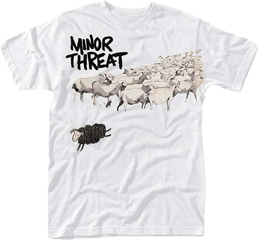 Minor Threat 'Out of Step' T-Shirt, white, 3XL