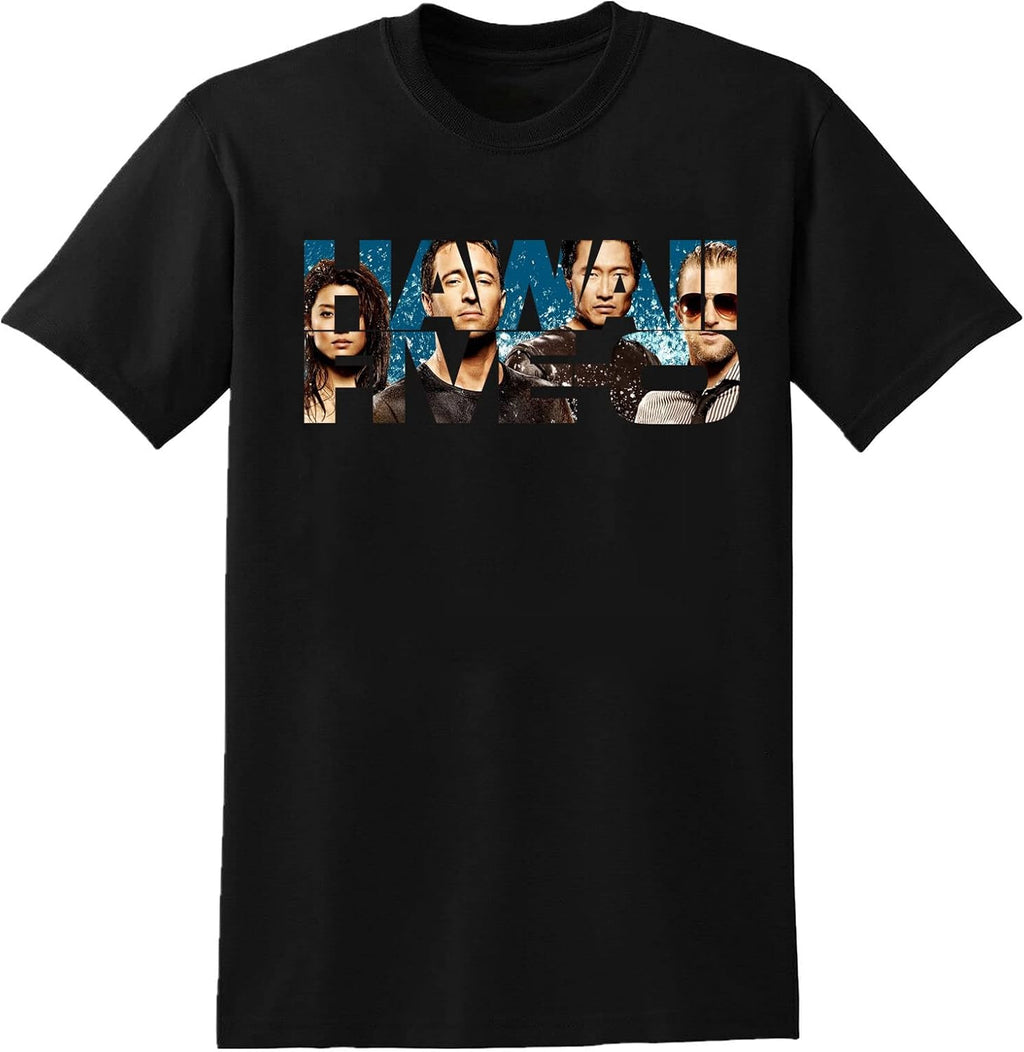 Passion Men's Police Procedural Drama Hawaii Five O T-Shirt Unisex Casual Tops Black S-3XL