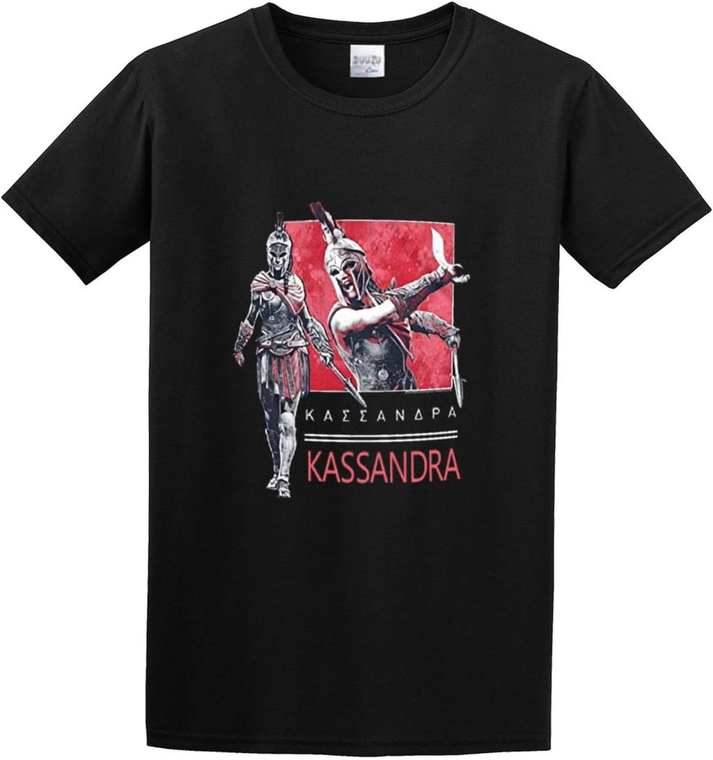 Assassin's Creed Odyssey Kassandra Spartan Warrior Soldier Armor Mens 100% Cotton Tshirt