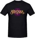 Santana Aniversario Animals T Shirts for Men Large, Black, L