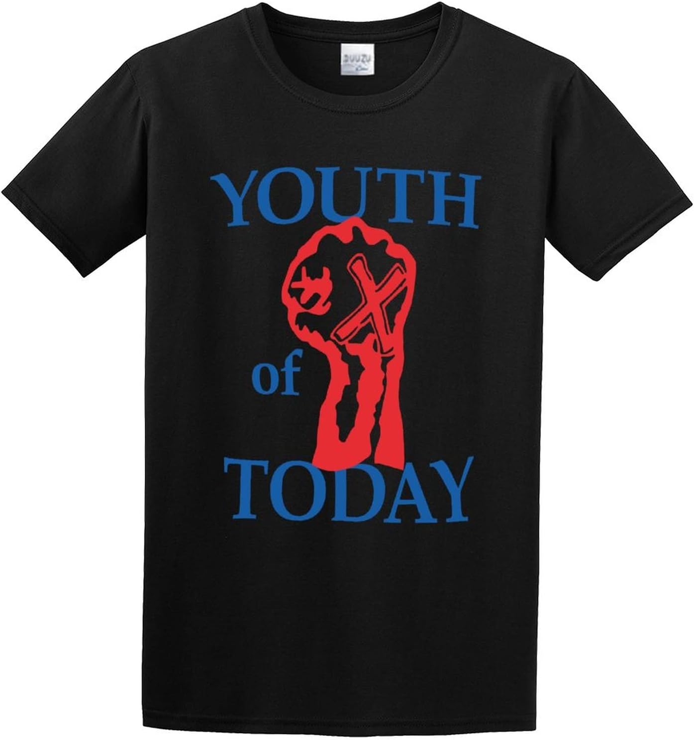 Youth of Today Fist Unisex 100% Cotton Short-Sleeve T-Shirts Black