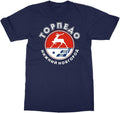 Torpedo Nizhny Novgorod Khl Russian Professional Hockey Men's T-Shirt, Blue