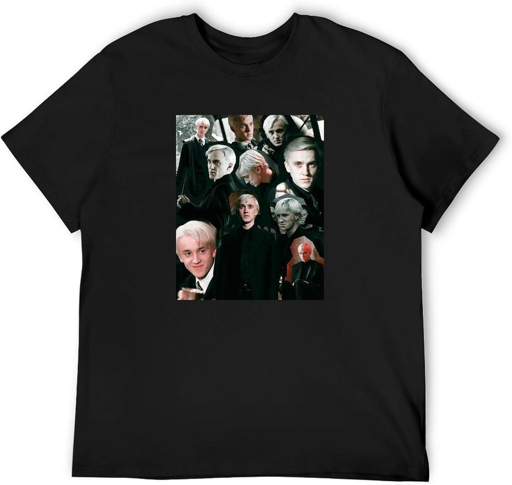 bagno Collage Edit T-shirt Tom Felton As Draco Malfoy Dmn pour homme
