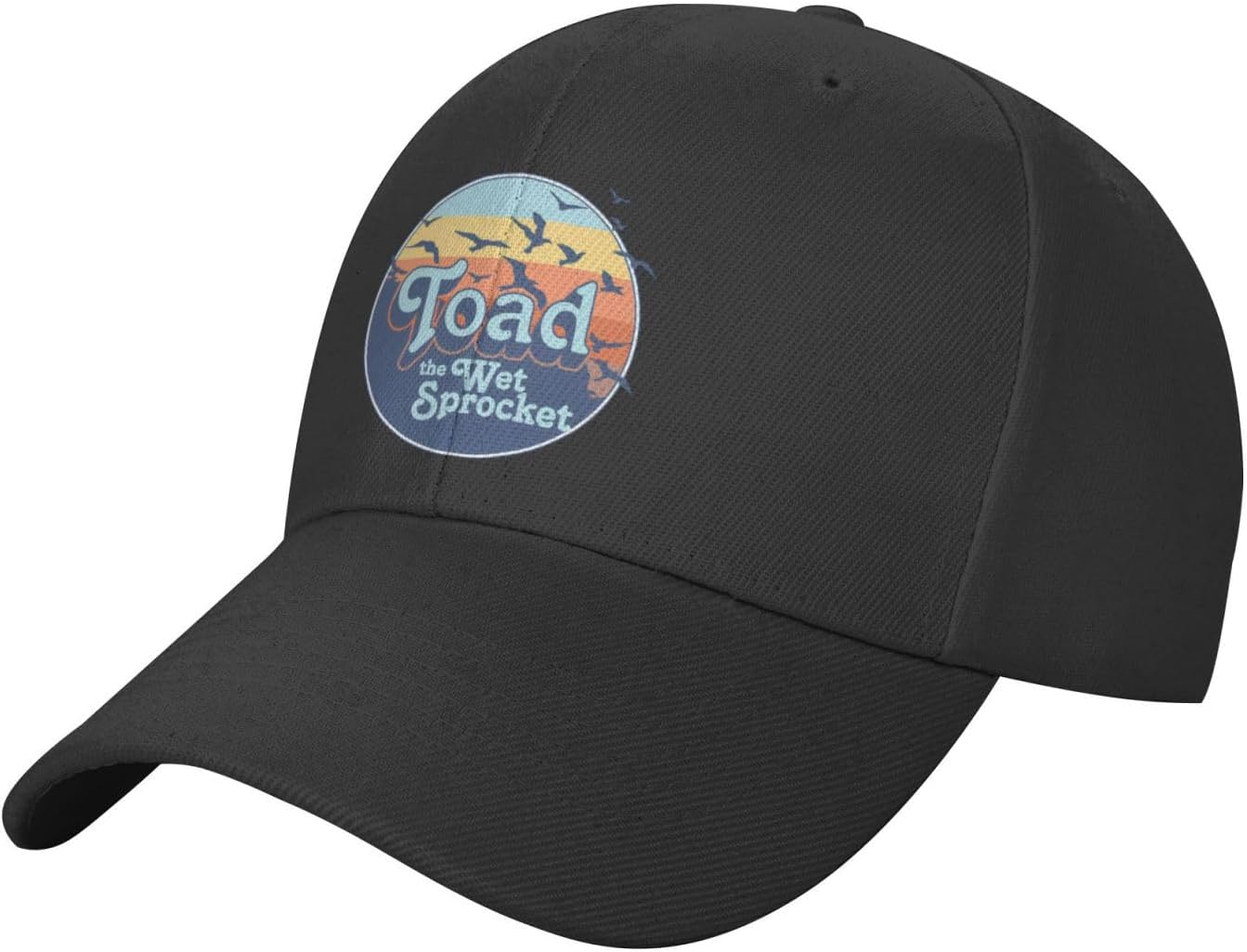 Mans Women's Adjustable Baseball Cap Fashion Outdoors Cycling Dad Hat Black