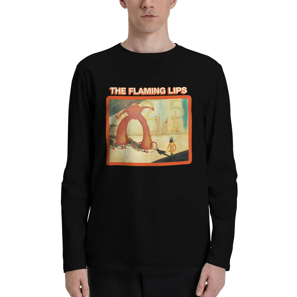 Men's T Shirts Basic Long Sleeve Sports Cycling Crewneck Black Sweatshirt