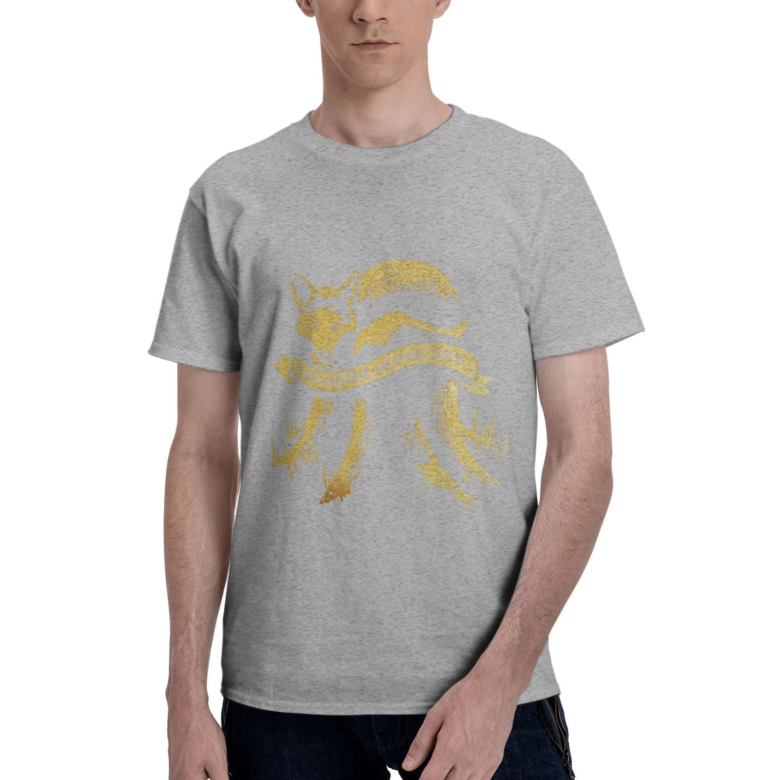 Band Man T Shirt Cool Short Sleeve Sports Cycling Crewneck Black T-Shirts