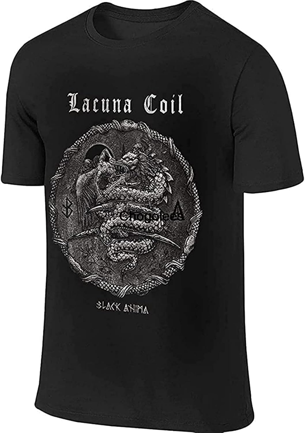 Lacuna Coil Anima Men's T-Shirt Graphic Printed Black Tee