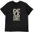 De La Soul is Dead T-Shirt Hip Hop Group De La Soul Best Rap Albums Tshirt Crew Neck Tee Tops Black Tee Shirt for Men Black