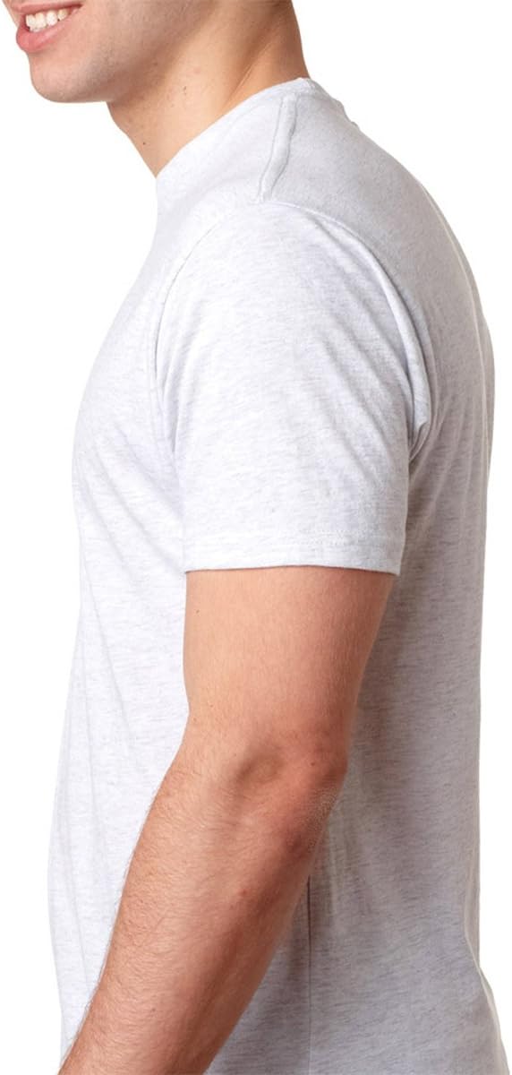 Next Level Following Level for Men tri-Blend Crew Tee (6010), Men, 6010, Vintage White, X-Large