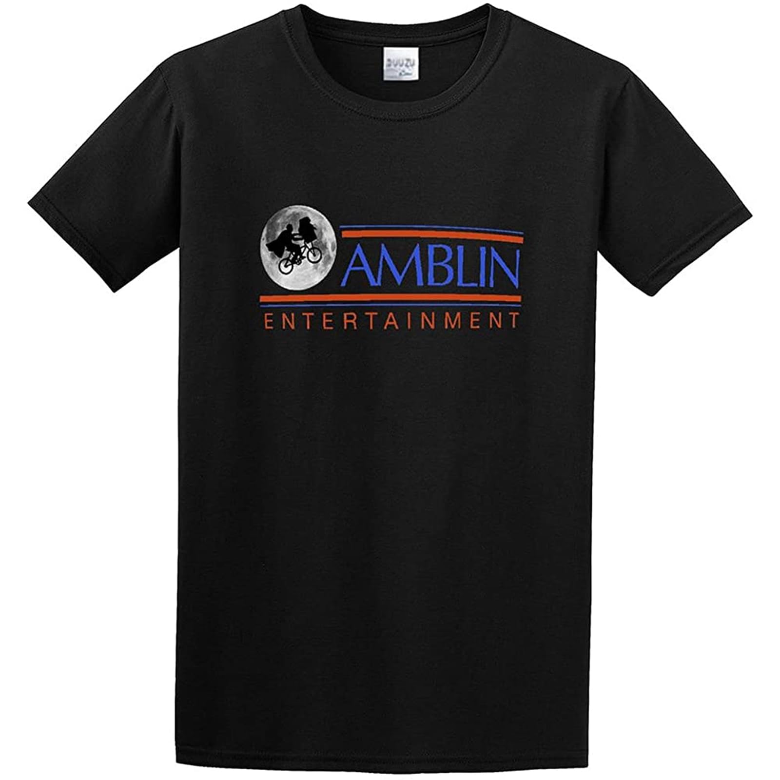New Amblin Entertainment Logo Men Cotton Blend T Shirt Black