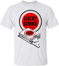 Men's Lucky Strike, Retro, Tobacco, Tobacconist, Cigarette, T-Shirt Black XL