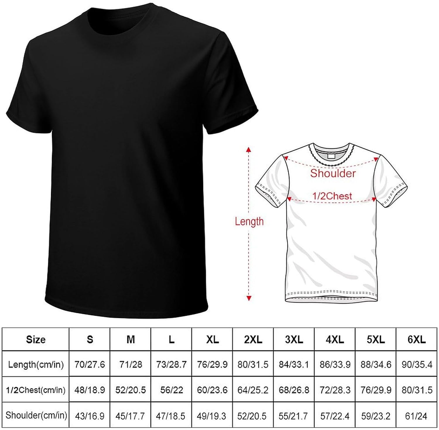 Funny La Linea Men's Short Sleeve Fishing T-Shirt Animation Art Comedy T-Shirt Streetwear Men's Preshrunk Cotton T-Shirt Black T-Shirt