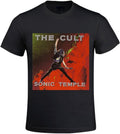 The Cult Sonic Temple Men's Short Sleeve Crew Neck T-Shirt XXX-Large, Black, 3XL