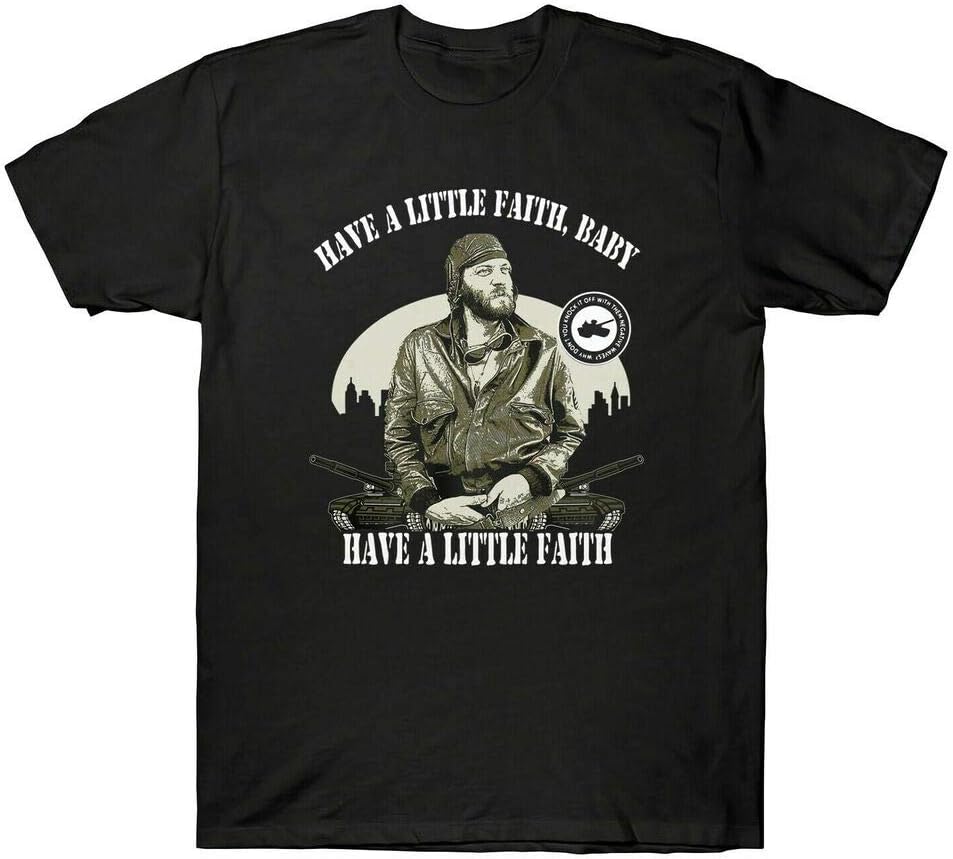 QIAN Have A Little Faith Baby Kelly’S Heroes Black T-Shirt Black M