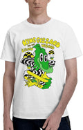 King Gizzard and Lizard Wizard Band T Shirt Men Fashion Short Sleeve Tops Summer Casual Tee X-Large White