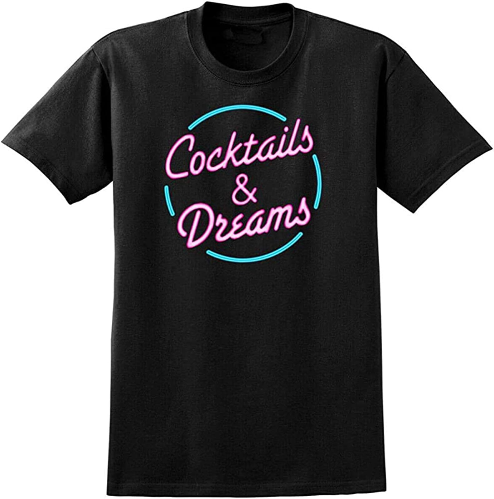 Cocktails and Dreams T-Shirt - Retro 80S Cocktail Tom Cruise Movie Movie Tee