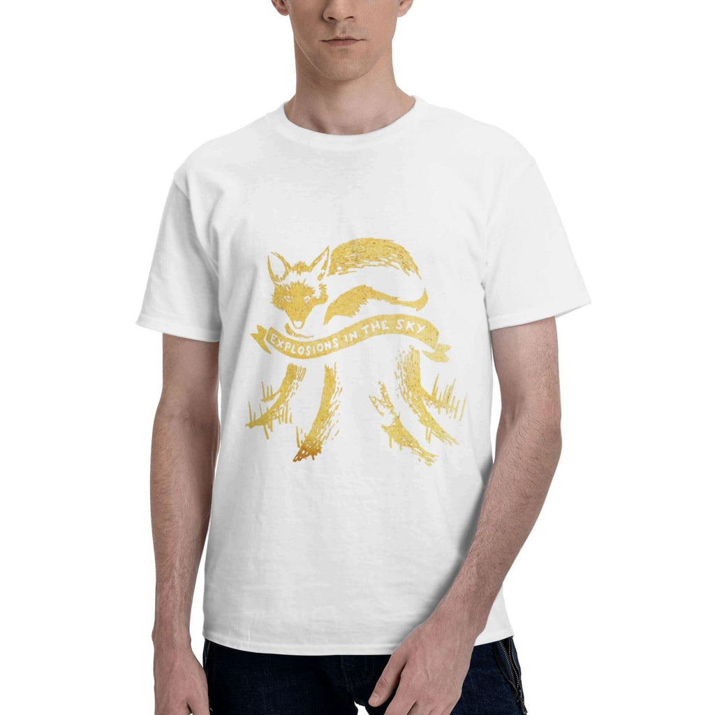 Band Man T Shirt Cool Short Sleeve Sports Cycling Crewneck Black T-Shirts