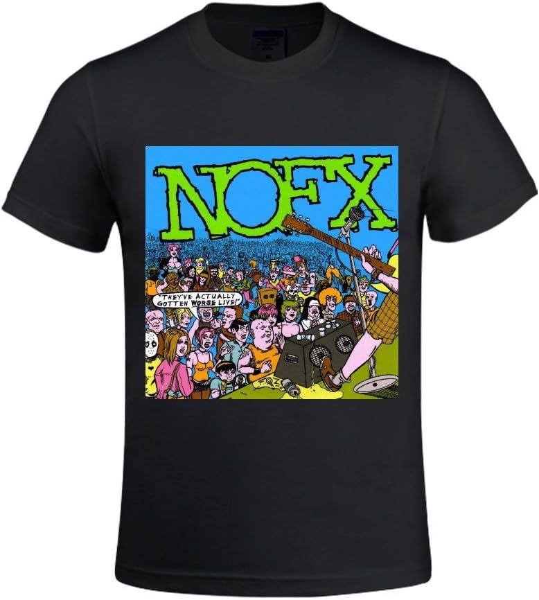 NOFX Theyve Actually Gotten Worse Live Men's T-Shirts X-Large, Black, XL