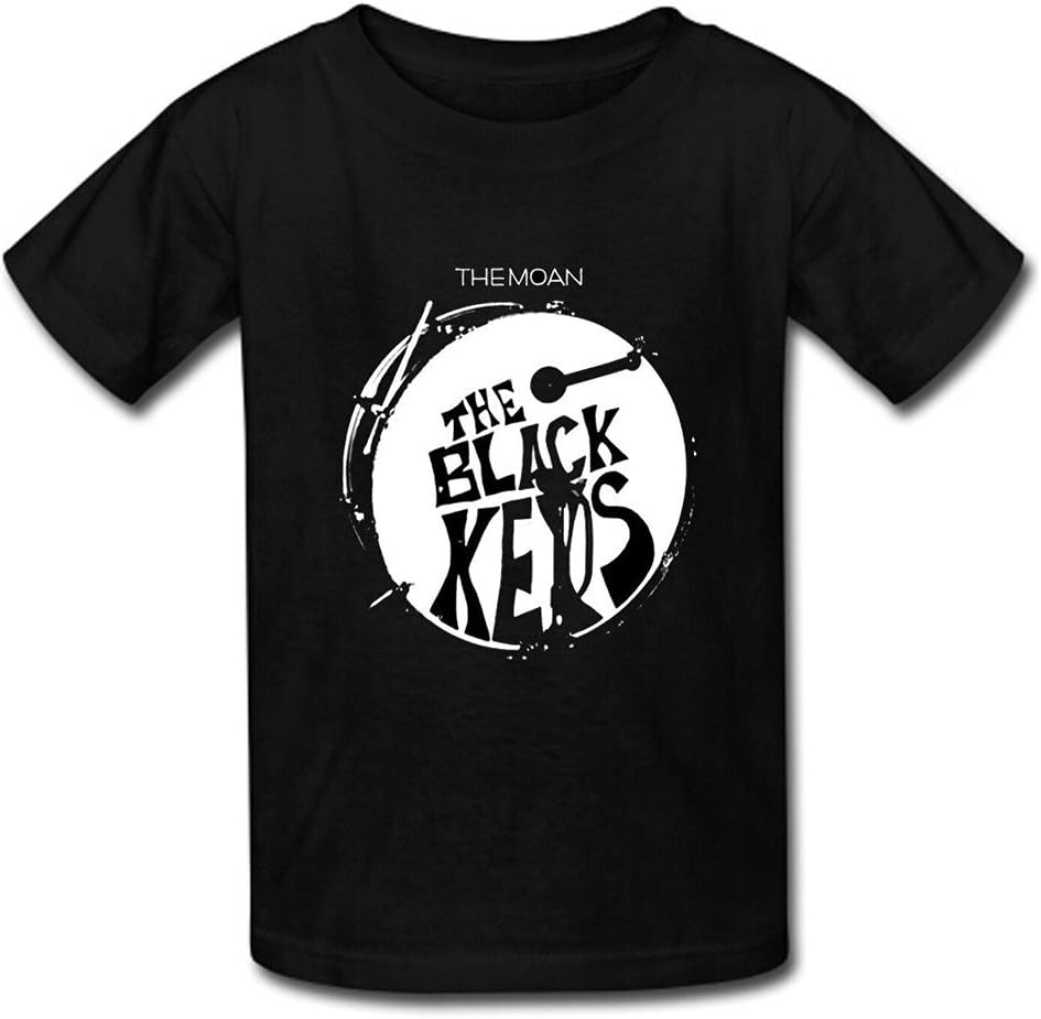Custom Black Keys Men's T-Shirt Fashion Cotton Short Sleeve T-Shirt, 1 black, L