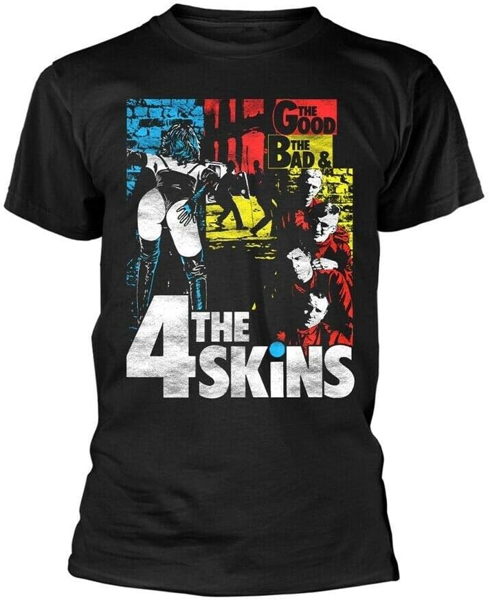 The 4 Skins : The Good The Badthe 4 Skins : T-Shirt (Black) Punk Oi