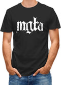 Mgla Men's Black Cotton T-Shirt Print Tee Shirts