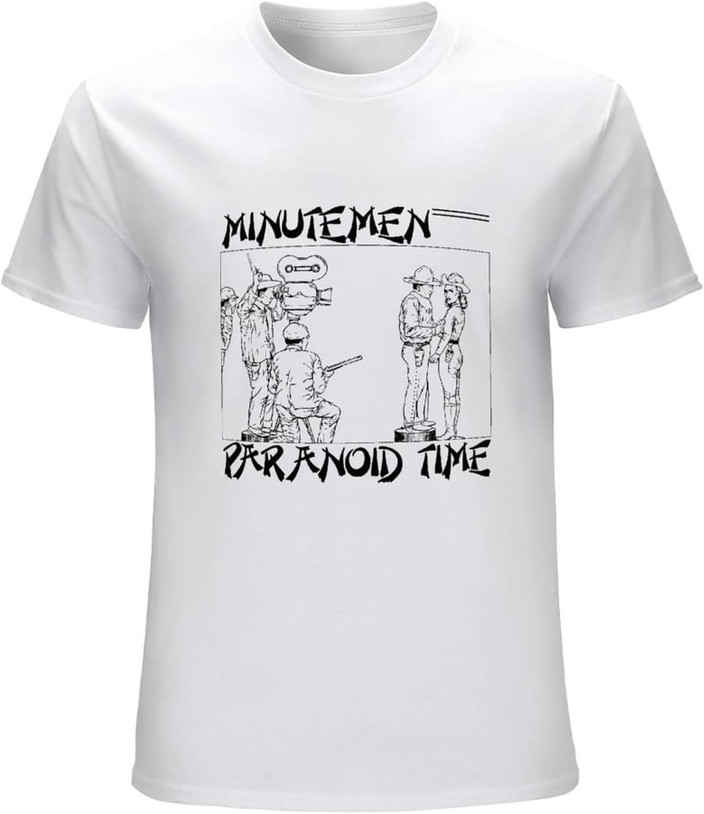 Minutemen Experimental Rock Punk Concert Gig Poster Mens T Shirt 100% Cotton Unisex Tee T-Shirt White L, white, L