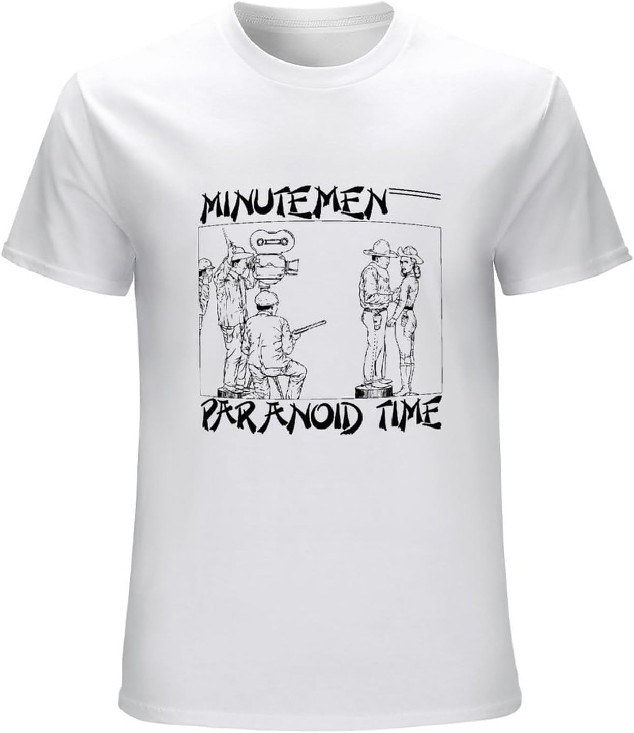 Minutemen Experimental Rock Punk Concert Gig Poster Mens T Shirt 100% Cotton Unisex Tee T-Shirt White L, white, L