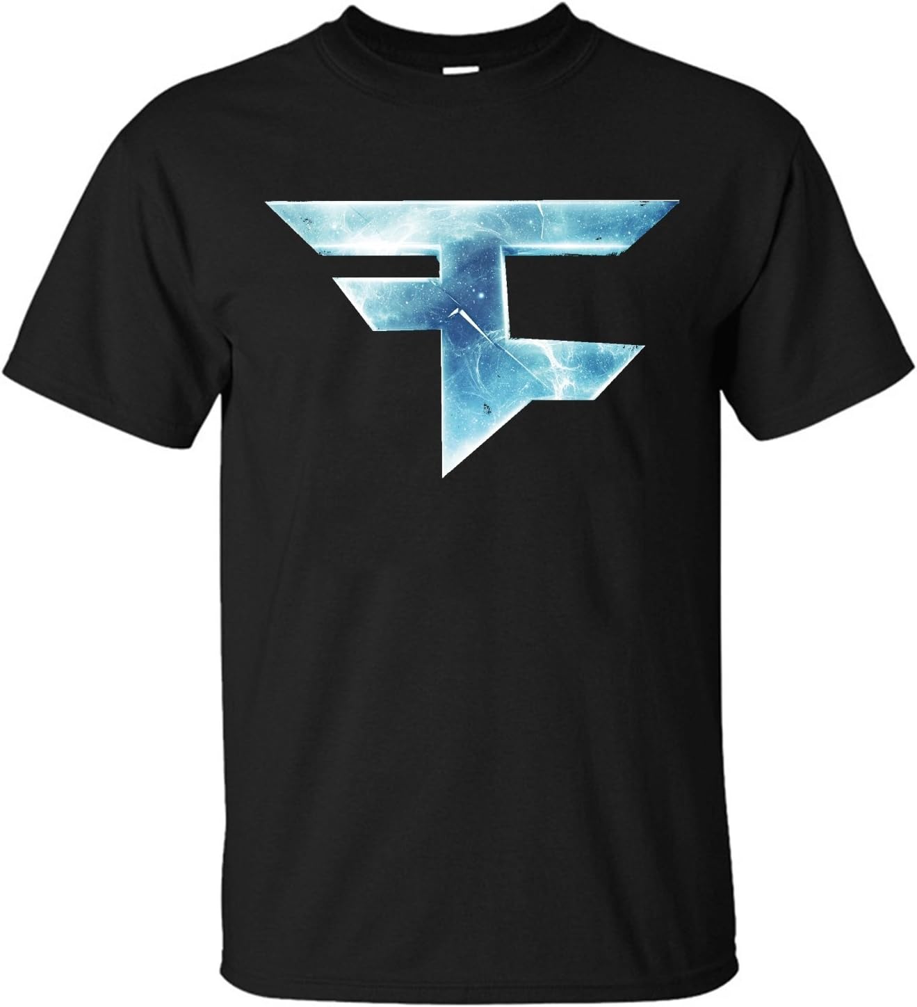 MLG Call of Duty Team Faze Clan Cool Logo Men's T Shirt Short Sleeves Cotton, Black, M