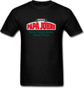 Papa Johns Men's Logo Short-Sleeved T-Shirt Black