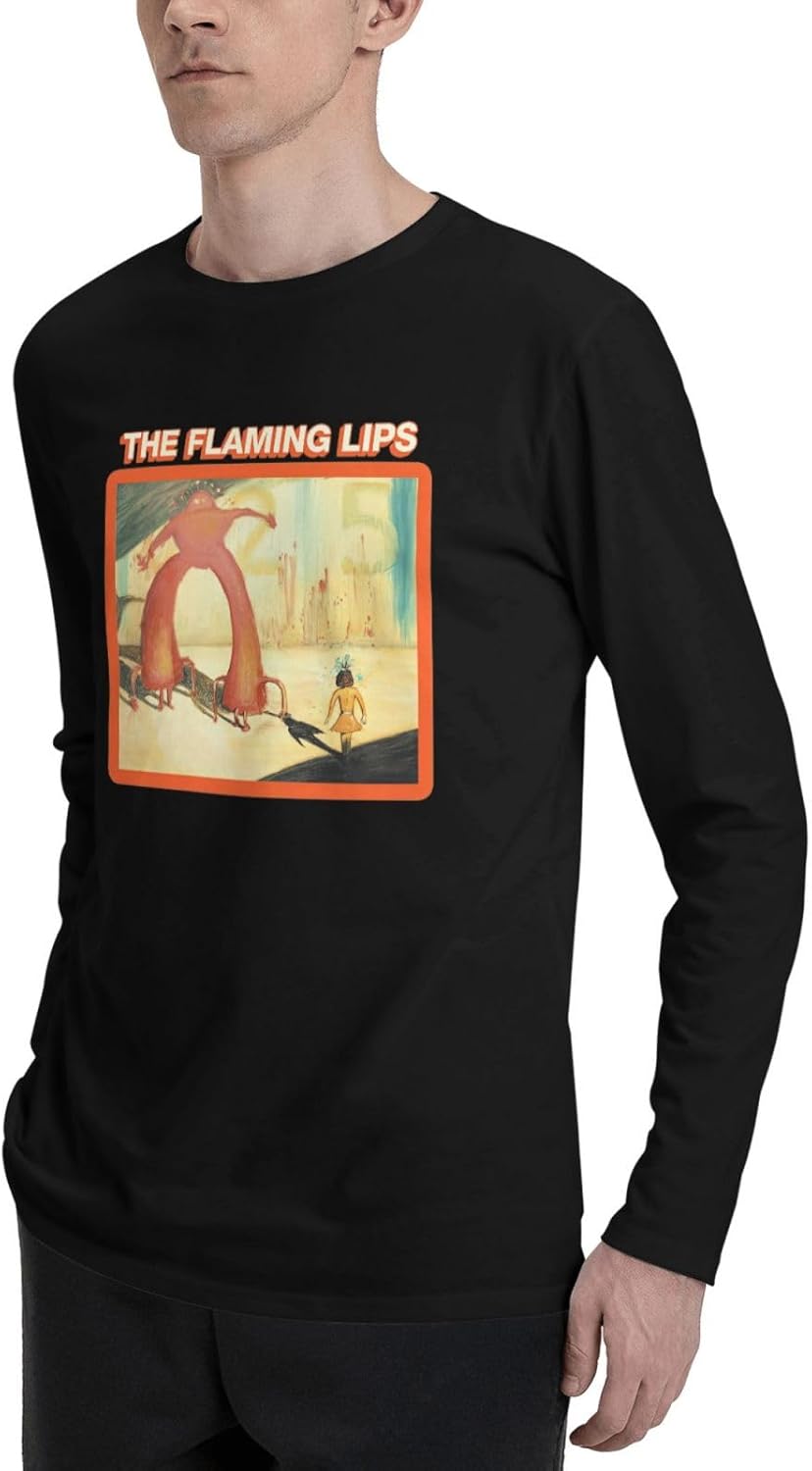 Men's T Shirts Basic Long Sleeve Sports Cycling Crewneck Black Sweatshirt