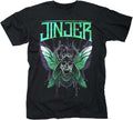 Men's Jinjer-Butterfly Skull T-Shirt Black