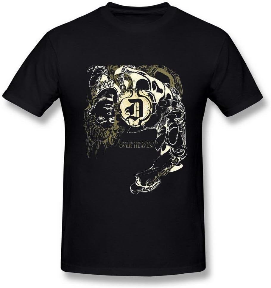 Men's JoJo Bizarre Adventure Over Heaven Black T Shirt Medium