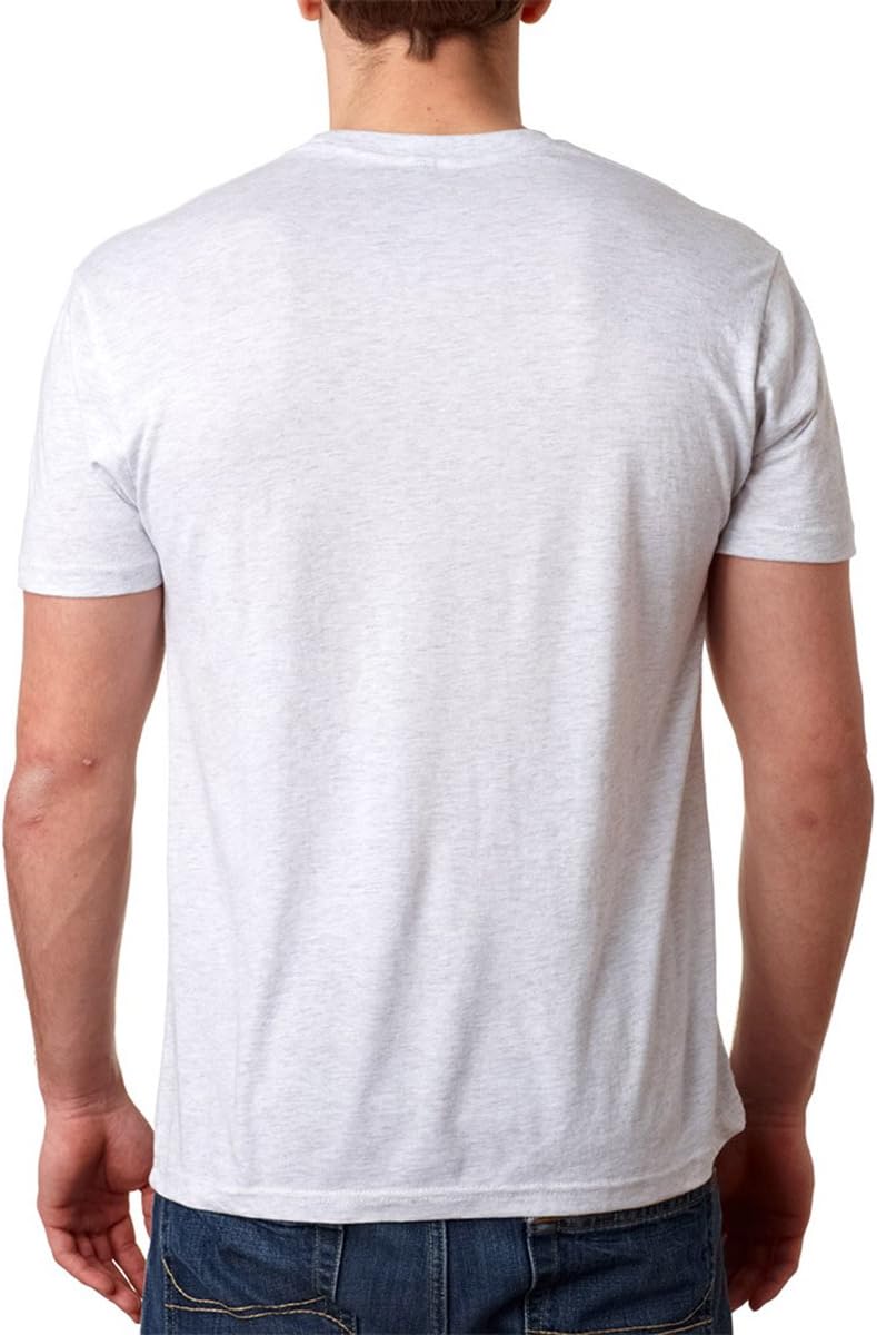 Next Level Following Level for Men tri-Blend Crew Tee (6010), Men, 6010, Vintage White, X-Large