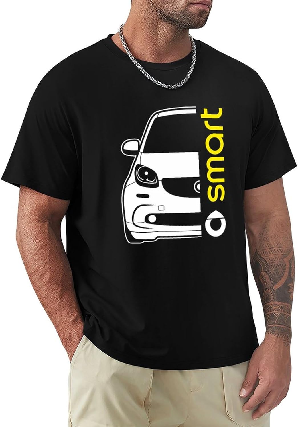 Smart Fortwo 453 Car Auto T-Shirt Men T Shirt Graphic Tee Short Sleeve Tops