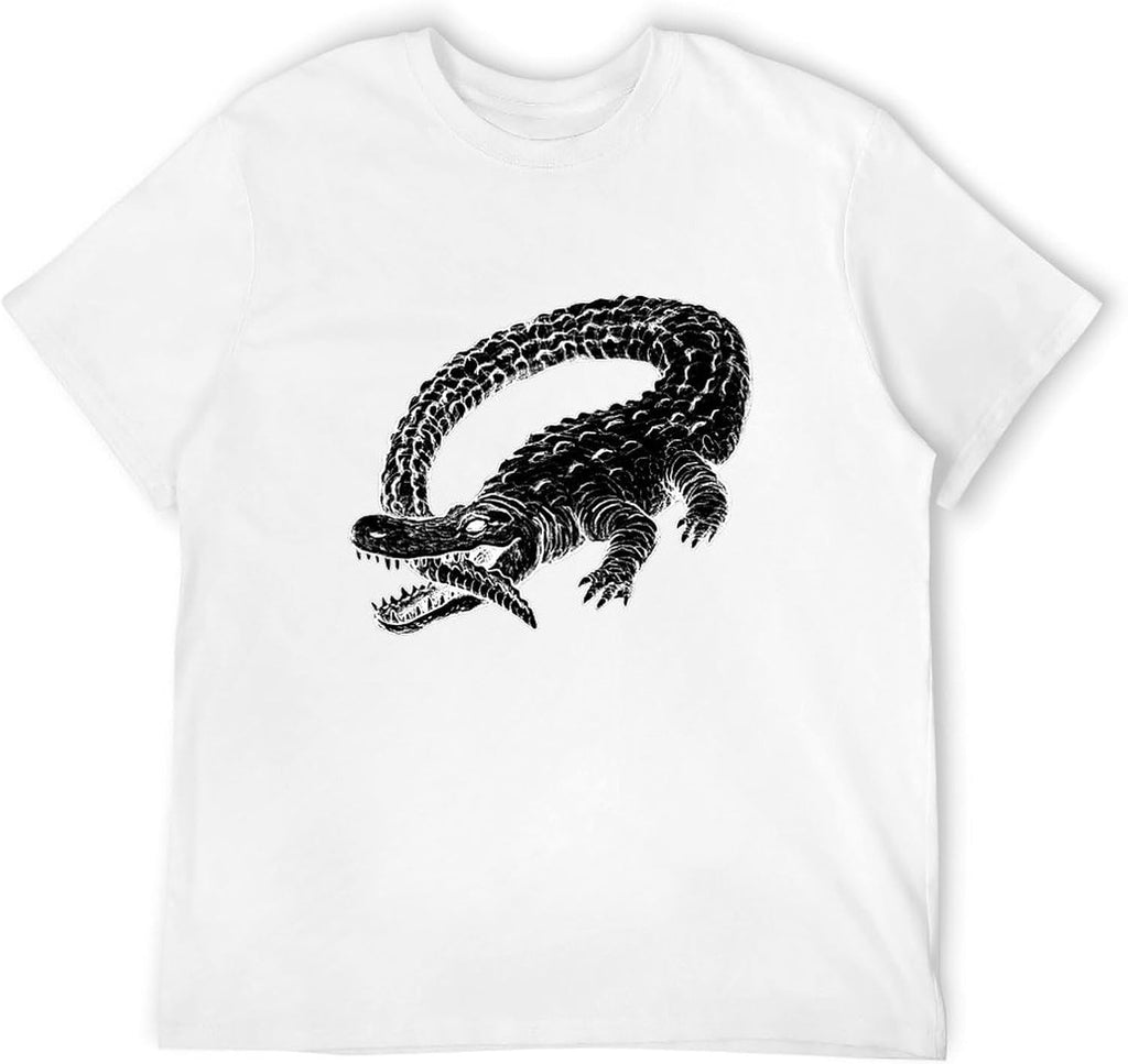Rockoff Trade Women's Catfish & The Bottlemen Aligator White Yellow Black Red Men's T-Shirt White XXL
