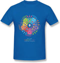 AdamimyClay® Coldplay Tour 2016 Logo T Shirt For Men Black [Small], Blue