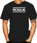 Men's Vintage T Shirt Rogue Fitness International Loose T-Shirts Summer Style Fashion Swag Loose T Shirts Black XL