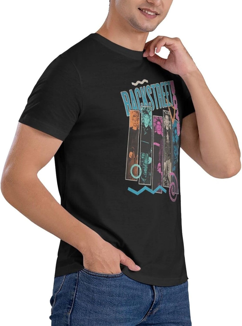 Novelt Men's Backstreets Short Sleeve T Shirts Comfortable Man T-Shirt