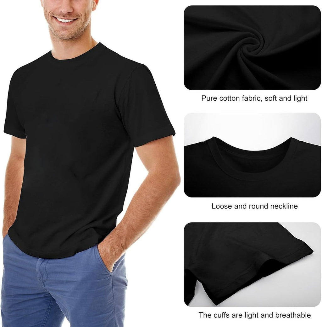 Africa Twin Motorcycle T Shirt Graphic Top Tee T-Shirt Short-Sleeve Men T-Shirt - S Black