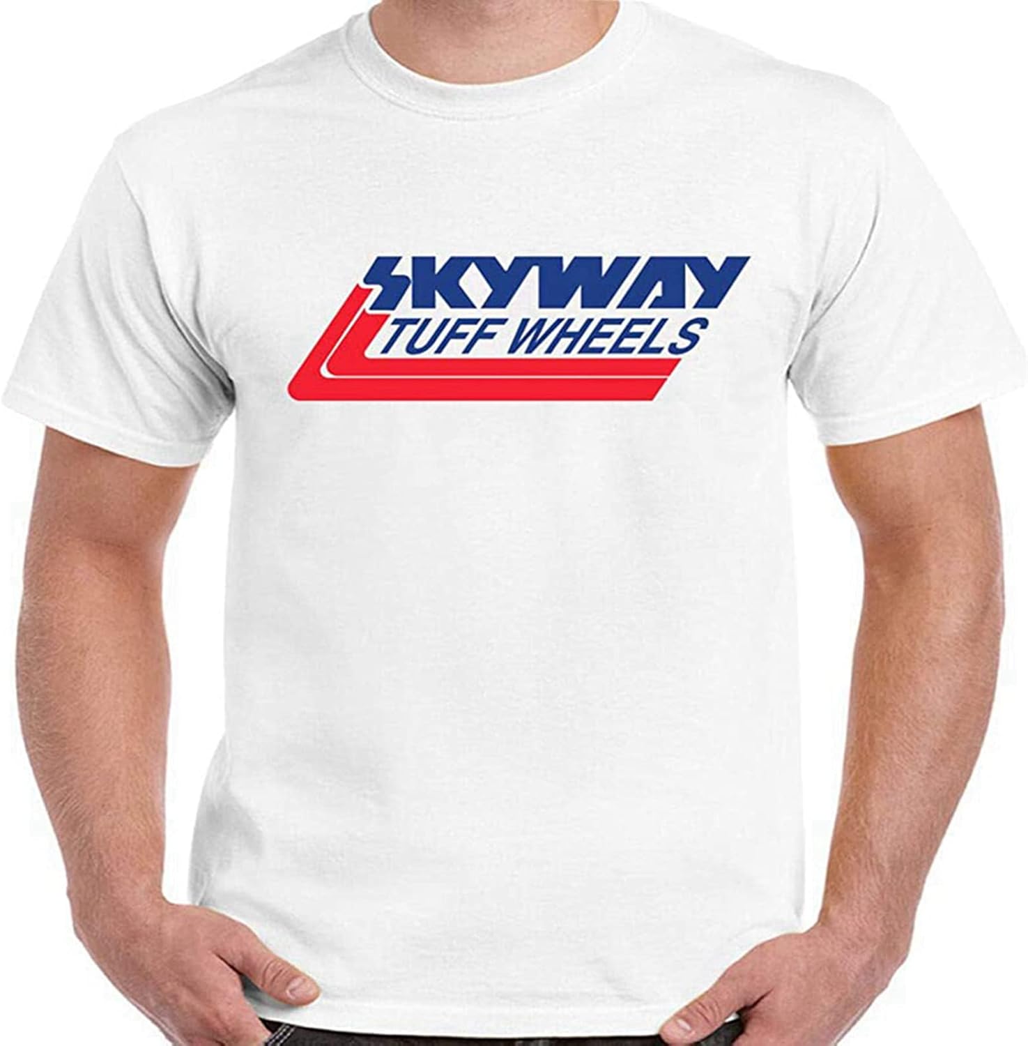 Skyway Tuff T-Shirt Wheels Mens Retro BMX Cycling Bandit Bike Mongoose MTB XXL Black