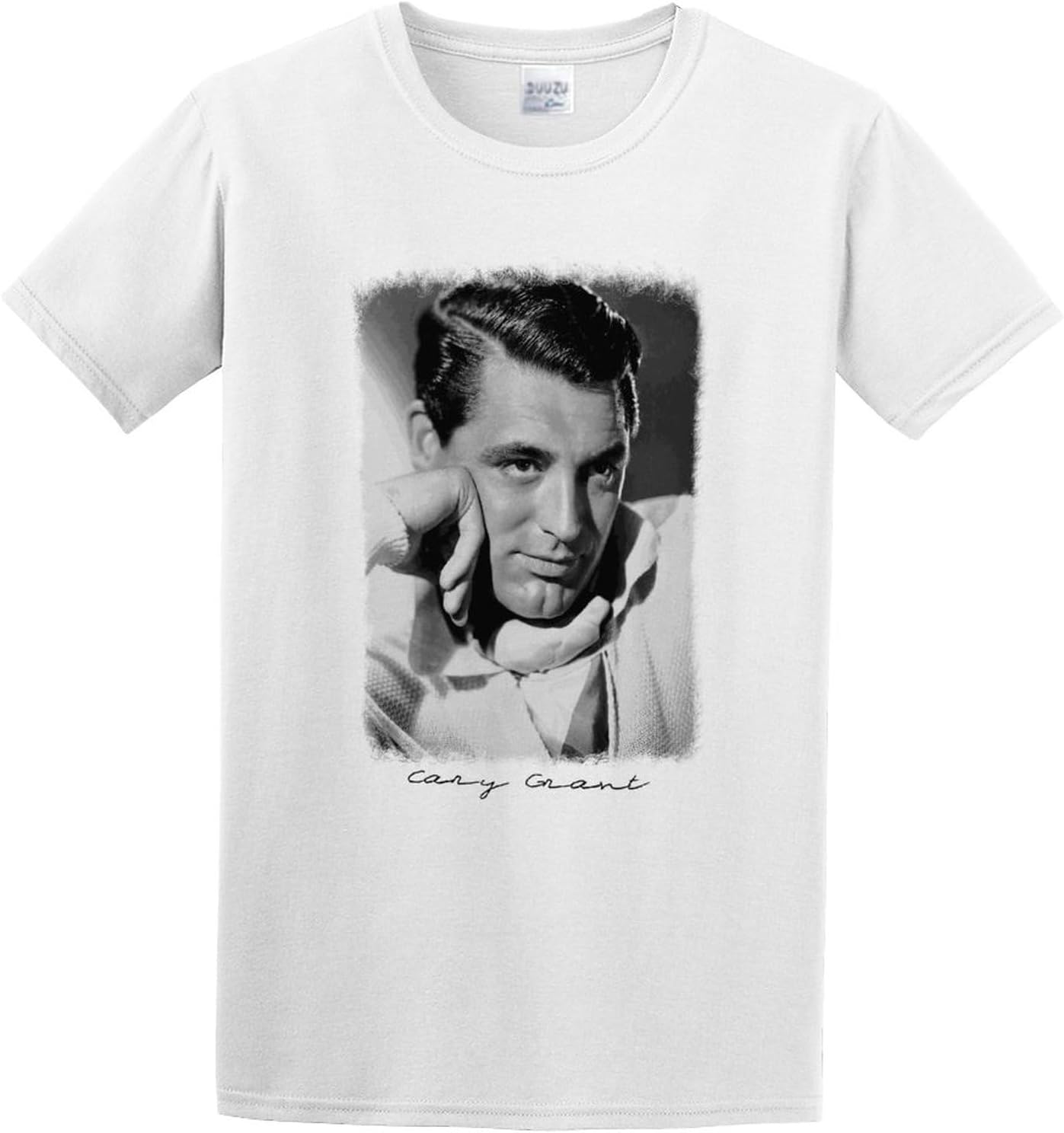 Men's T Shirt Cary Grant Carefully Designed, Every Design is Just Right White XXL