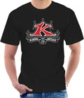 Men's T-Shirt Kindig-It-Design Men's Children's Pinup T-Shirt 2019 Cotton Short Sleeve Print Funny Sleeve Printed T-Shirt Black