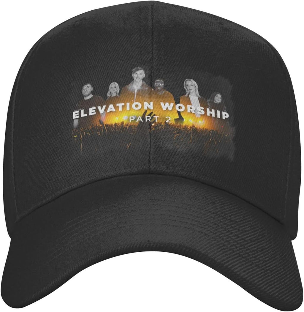 Men's Women Adjustable Baseball Cap sunprotection Outdoors Running Dad Hat Black