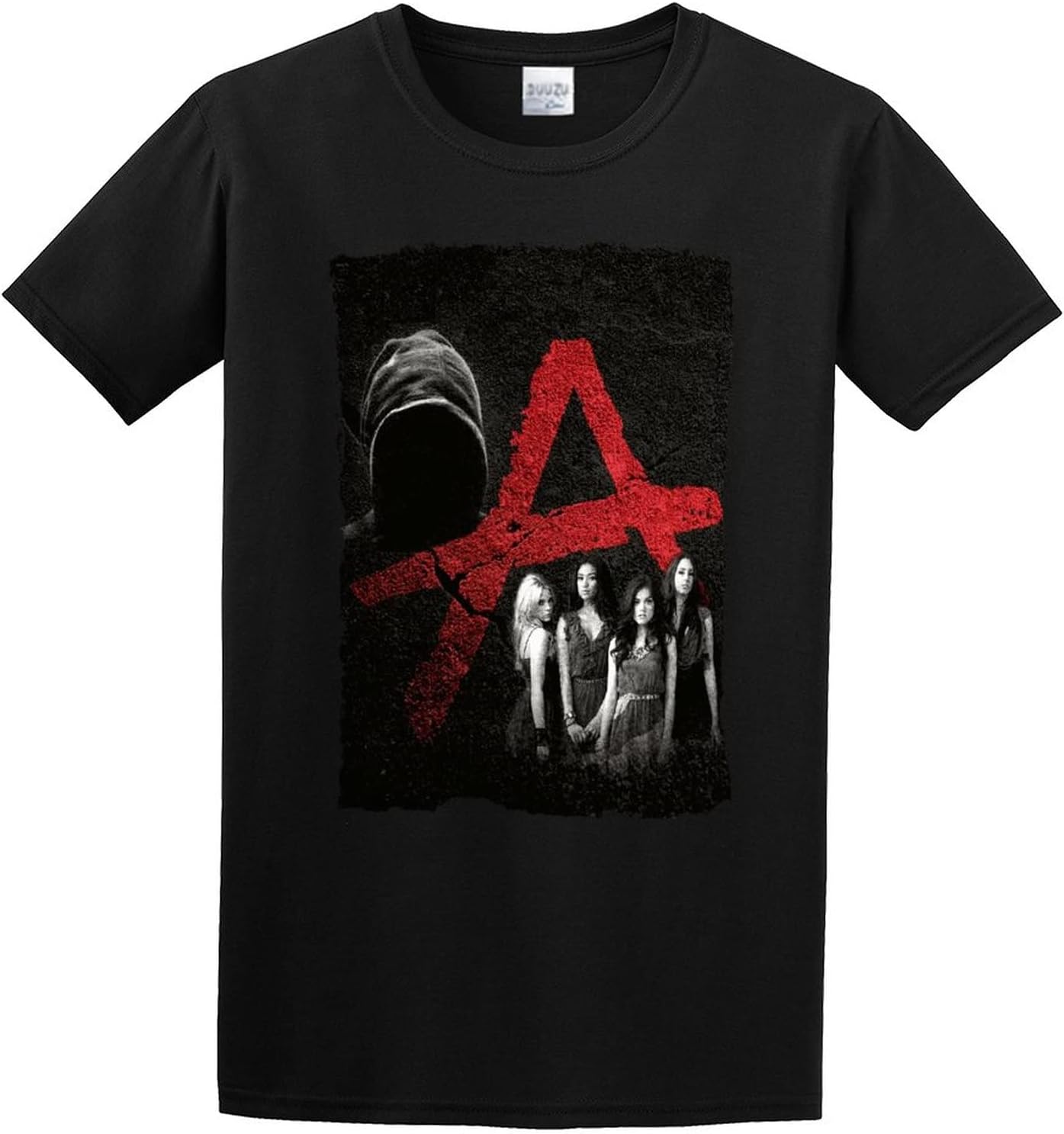 Pretty Little Liars Custom Mens 100% Cotton Crew Neck Short Sleeve T-Shirt