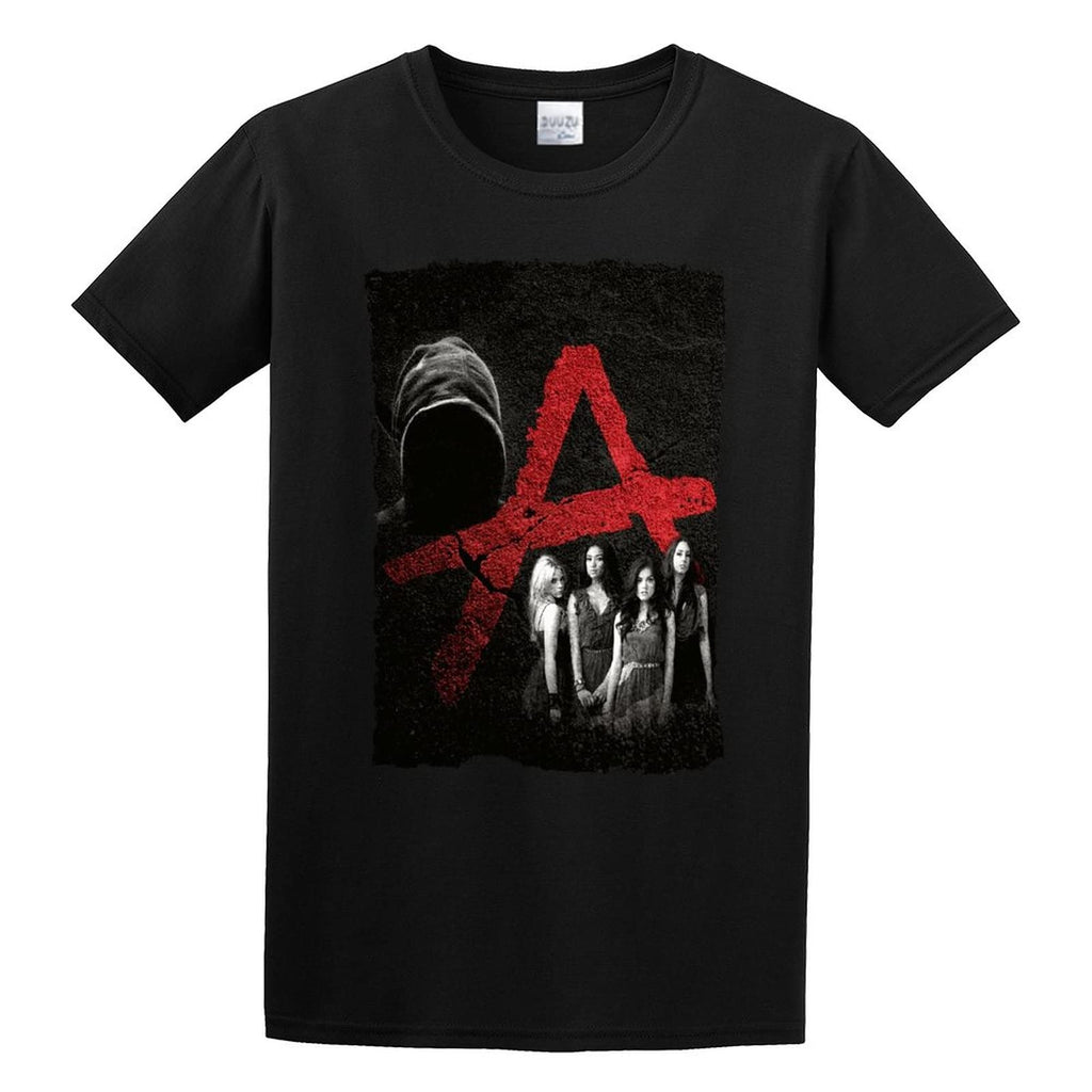 Pretty Little Liars Custom Mens 100% Cotton Crew Neck Short Sleeve T-Shirt