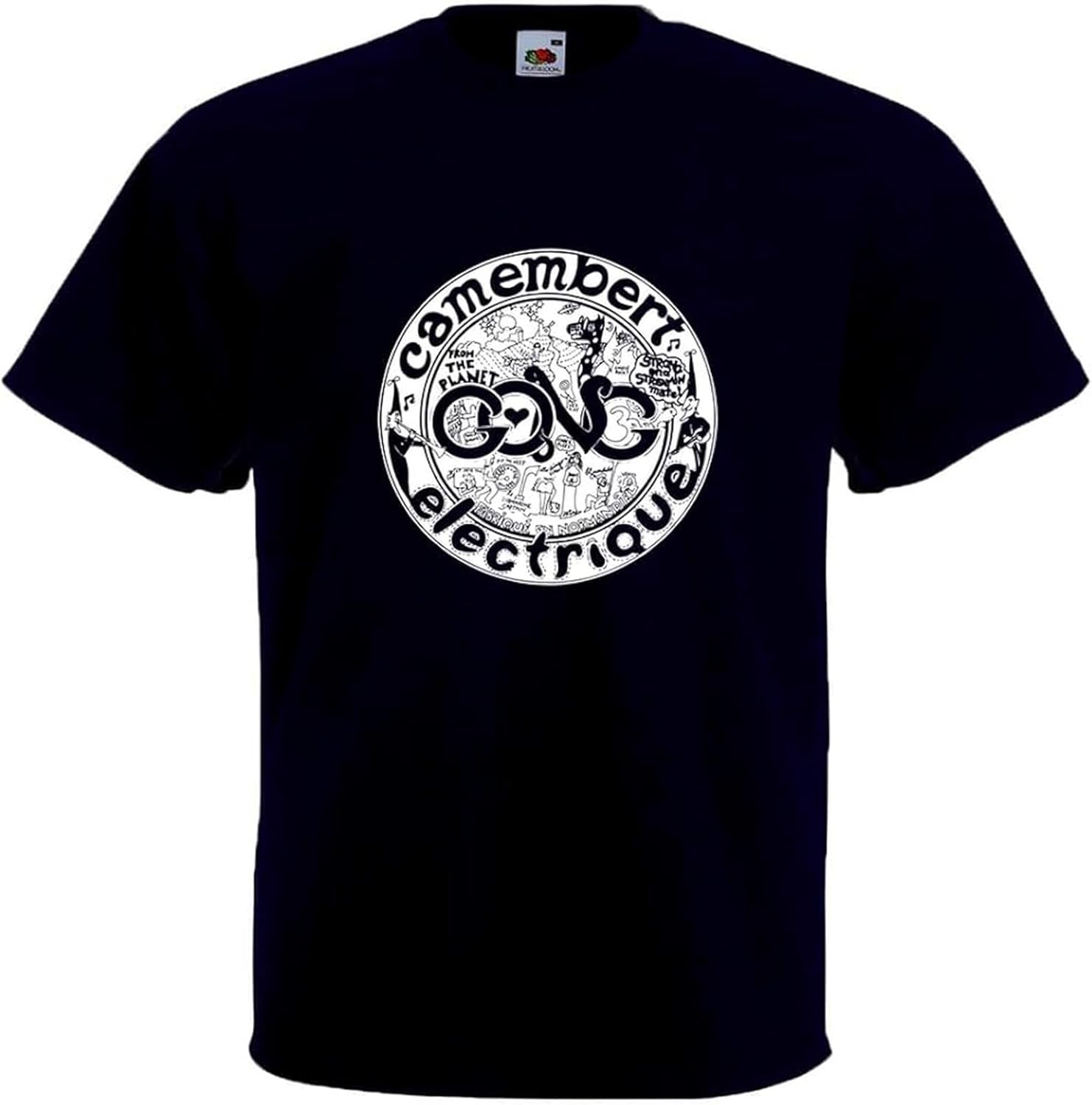 Gong Camembert Electrique T-Shirt Mens Black Tees Unisex T-Shirt Black