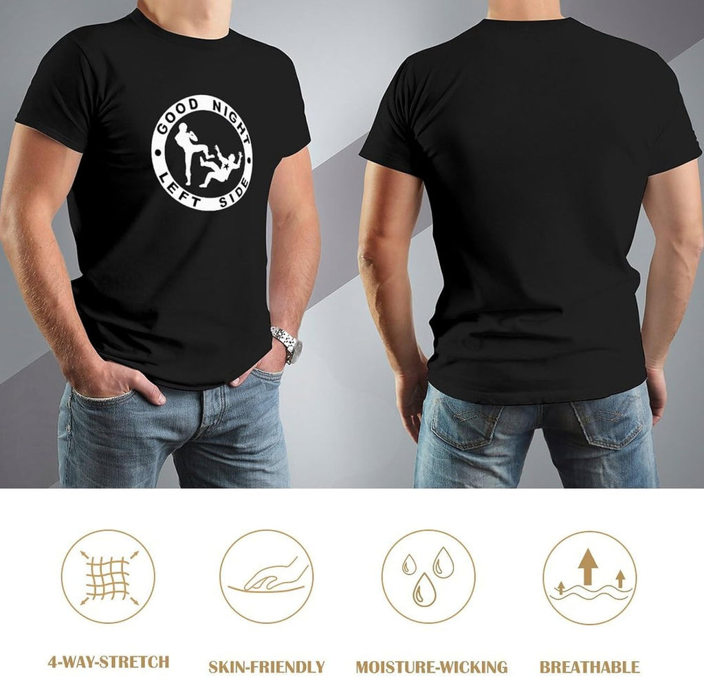 Good Night Left Side T Shirt For Men