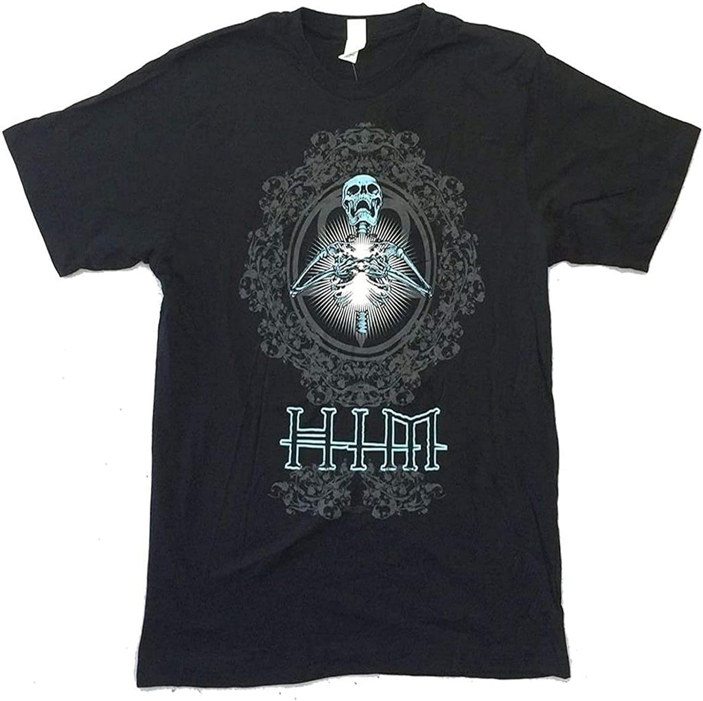 Him Glowing Skull Skeleton Heartagram Summer Fashion Men's T Shirts